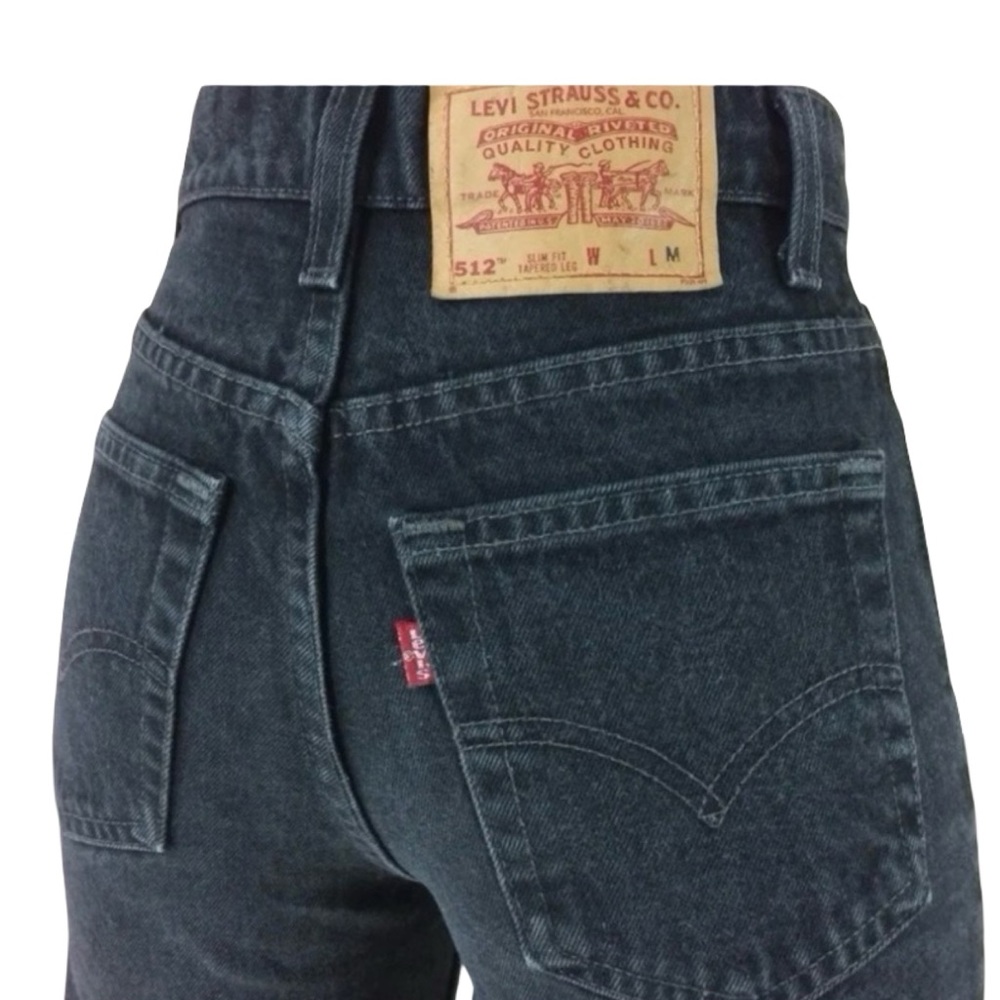 Levi’s | RARE Vintage 512 Taper Leg Jeans in Faded Black